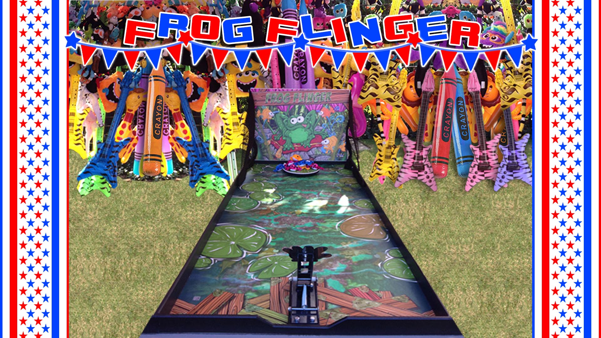 frog flinger carnival game